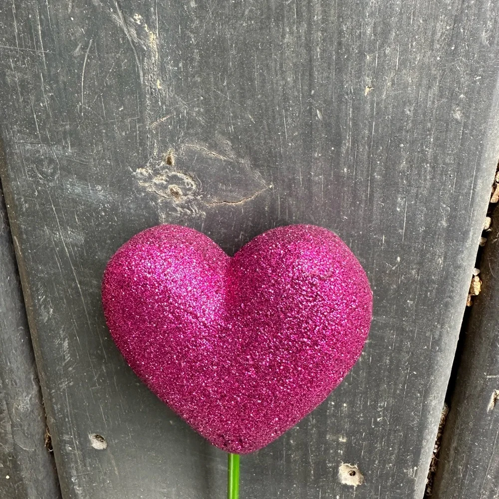 Xoxo pink glitter floral arrangement decor! NEW!
